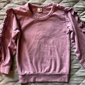 Baby girl long sleeve purple shirt size 12-18 months
